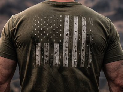 American Valor Flag Tee